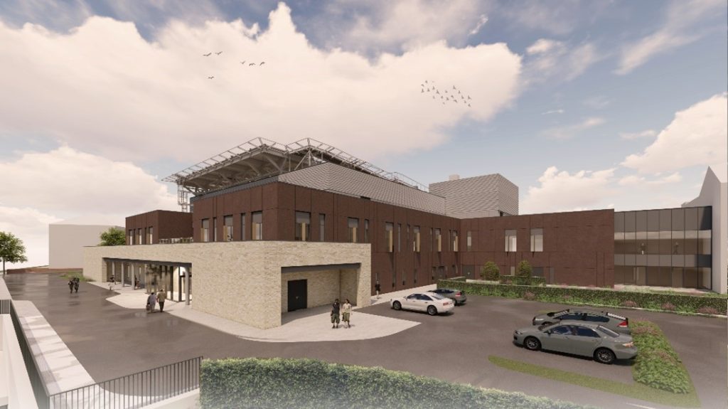 Artist impression of new ED and Critical Care Unit